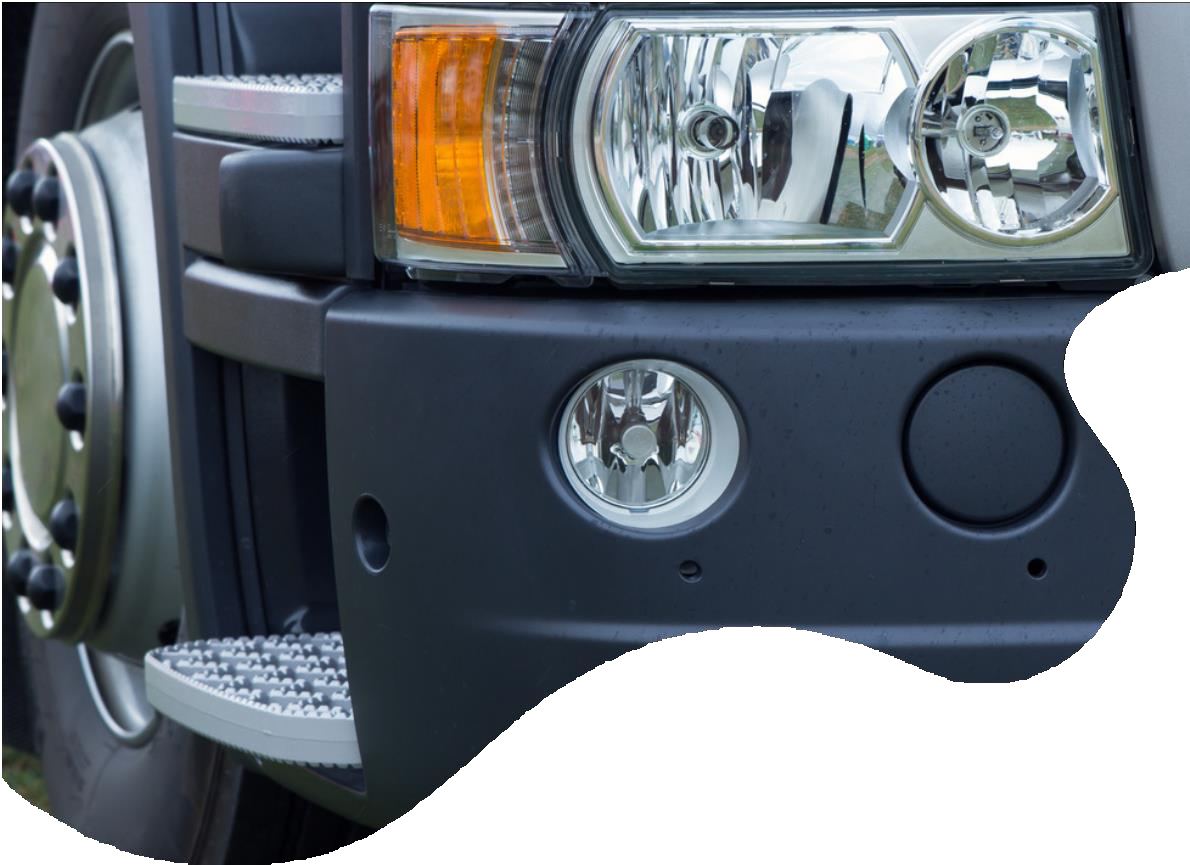 Commercial vehicle front lamp assembly