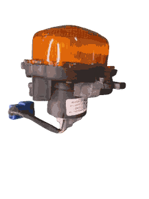 Rear lamp with harness